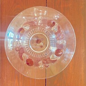 Westmoreland Glass Della Robbia Bell Bowl Grapes Vintage 40s 50s EUC